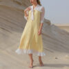 Tulle sleeves dress